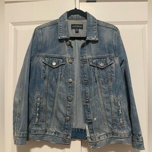 Lucky Brand Distressed Jean Jacket, Women’s M